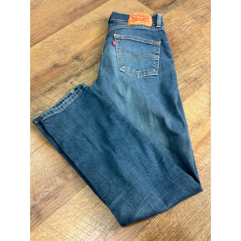 Levis 514 Straight Fit Jeans Mens 29x32 Blue Medium Wash Denim Pants